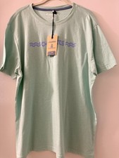 Chubbies Men’s Graphic Logo Crew Neck Tee L Green Beach Seal Short Sleeve picture