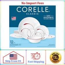 Corelle Splendor 12-Piece Glass Dinnerware Set (Service for 4) picture