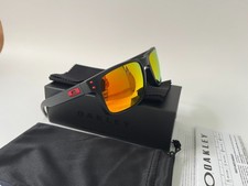 Oakley Holbrook 009102 Sunglasses Matte Black Mirror Gray Polarized Sunglasses picture