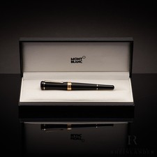 Montblanc Bonheur Nuit Black Resin Gold Fountain Pen Fountain Pen ID 117473 picture