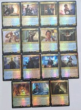 Magic: the Gathering Doctor Who Lot MTG Complete Foil Doctor Set All 15 Doctors picture