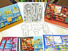 ARTIST ANNIE, Stamps & Dies, Stamp & Cut, New, Sizzix, Big Shot, CLEARANCE CUTE picture