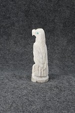 Eagle Zuni Fetish Carving - Garrick Weeka picture