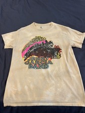 Jerry Garcia Band T Shirt Tan & Cream Size Medium Grateful Dead Official Merch picture