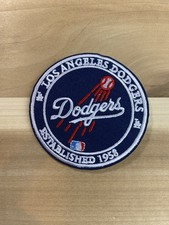 Vintage Los Angeles Dodgers Embroidered 3” Iron On Patch picture
