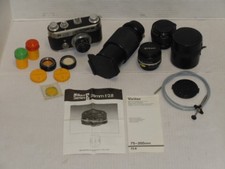 VINTAGE VIVITAR NIKON CAMERA LENS LOT KODAK GLASS FILTERS PERFEX CAMERA EXTRAS picture