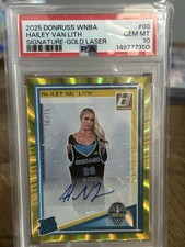 2025 Panini Donruss WNBA Rated Rookie Hailey Van Lith #88 Holo Yellow Laser /15 picture