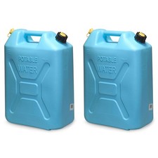 Scepter 5 Gal Military Style Water Can Container with Reversible Spout, 2 Pack picture