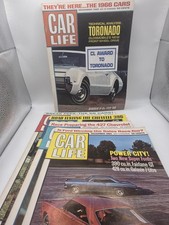 Vintage 1965 Car Life Magazine Lot (Aug-Dec) 5 Issues - Olds Toronado, Chevy 427 picture