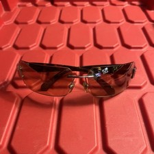 Versace MOD 2017 1000/8Z Rimless Sunglasses Tortoise Silver Authentic Y2K 64-14 picture