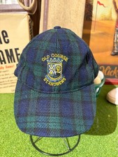 Vintage St. Andrew’s plaid strapback hat picture