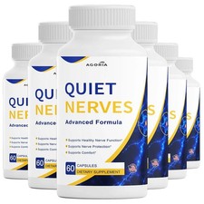 (6 Pack) Quiet Nerves Nootropic Nerve Support Supplement QuietNerves Capsules picture