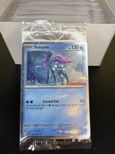 Pokémon TCG Suicune 026/094 GameStop Promo Cosmos Holo - 50 Pack Inner Case picture