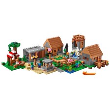 NEW DIY Minecraft The Village 21128 PCS 1600 Building Bricks Set Blocks Toy Gift picture