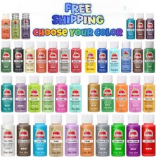 Choose Your Color 2oz Apple Barrel Matte Acrylic Paint in 36 Unique Colors picture
