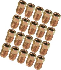 20pcs M10x1.0 Threads Brake Line Nut Fittings for 3/16