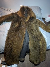 Antique 1900s BEARSKIN Fur Coat E Slawik Co St Paul Minn  picture