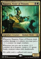 MTG Magic the Gathering Hapatra, Vizier of Poisons (199/347) Amonkhet LP picture
