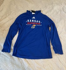 Adidas Men’s Kansas Jayhawks D4T L/S LTWT Hoody (Large) picture