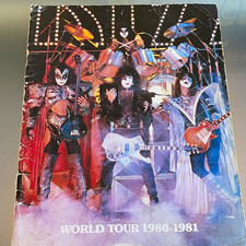 KISS World Tour 1980-1981 Concert Programme Booklet Rock Tour Programme picture