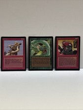 MTG Beta 1993 Lot Hill Giant Craw Wurm Ironclaw Orcs Limited Edition 3 Cards picture