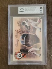 2002 FLEER BARRY BONDS BCCG 10 600 HOME RUNS JUMBO BARRY BONDS 2247/2500  picture