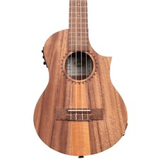 Kala KA-TK-T-CE Exotic Wood Series Teak Tri-Top Tenor Ukulele picture