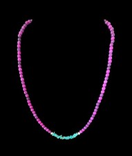Native American Sugilite & Kingman Turquoise Necklace picture