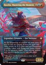 Rootha, Mastering the Moment (Borderless) - 8 - NM Foil - Commander: Se... - MTG picture