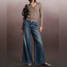 AMO Edith Wide Leg Trouser Jeans 29 picture