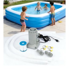 Small Pool Pump and Filter Kit, Powerful 530 GHP above Ground Pool Filter Pump Q picture