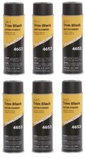 Transtar 4653 2 in 1 Trim Aerosol Satin Black (20 oz) (6 Pack) picture