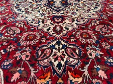7x10 VINTAGE RUG HANDMADE ANTIQUE handwoven clean real fine oriental 6x9 8x10 ft picture