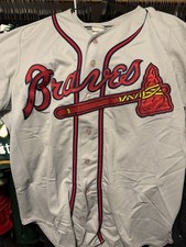Mississippi Braves Game-Used Wilson Road Jersey #8 – Possible Tommy La Stella picture
