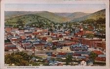 Postcard bradford pennsylvania bird's eye view of bradford 1916 picture