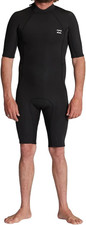 BILLABONG Men's 2/2 ABSOLUTE BZ S/S Spring Suit - BLK - Large - NWT picture