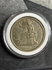 1876 S Trade Dollar 90% Silver Very Nice Coin picture