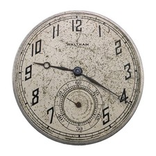 Runs - Waltham Size 12 17J Grade 620 Mechanical Watch Movement 23189581 Lot 404 picture