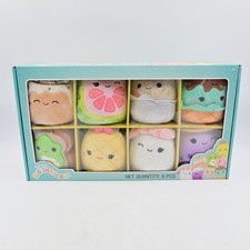 Original Squishmallows Food Squad 8 Pack Plush Set Assorted Characters Boxed picture