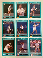 RARE..1992 Netpro Tour Stars Tennis Card Prototype Set (9) Lendl, Becker, Graf + picture