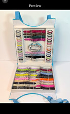 My Wish Women's Quartz Analog Watch Blue Faux Leather Strap w/ Box & Bands picture