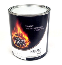 High Teck HFP250 GM 8555 Ebony Black Basecoat Paint Gallon picture