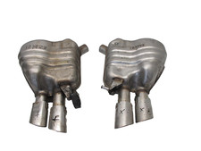 10-12 AUDI 8T S5 CONVERTIBLE EXHAUST PIPE MUFFLER RESONATOR REAR LEFT RIGHT 1219 picture