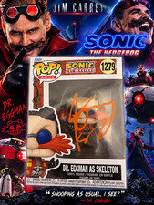 🔥🔥Jim Carrey signed Dr. Eggman Funko Pop #1279 with COA and Pop Protector 🔥🔥 picture