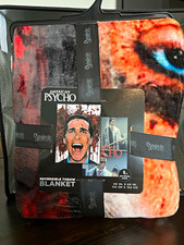 Spencer's American Psycho Patrick Bateman Reversible Throw Blanket 45x60