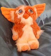Gremlins Gizmo Mogwai Plush Soft Vintage 1984 Small Brown & White picture