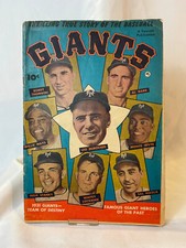 1951 Thrilling True Story of the Baseball Giants Comic Book Team Of Destiny picture