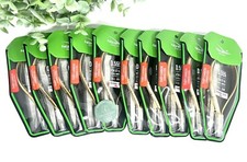 10 Pcs Nghia D555 Hard Steel Cuticle Nipper-Single Spring Gold Plated Full Jaw picture