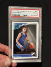 Panini Donruss Optic Rated Rookie Luka Dončić #177 PSA 8 Dallas Mavericks picture