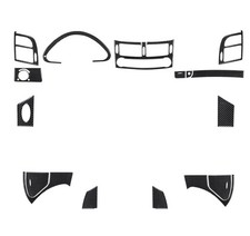 15Pcs Carbon Fiber Interior Full Kit Cover Trim For Mercedes-Benz E-Class W211 picture